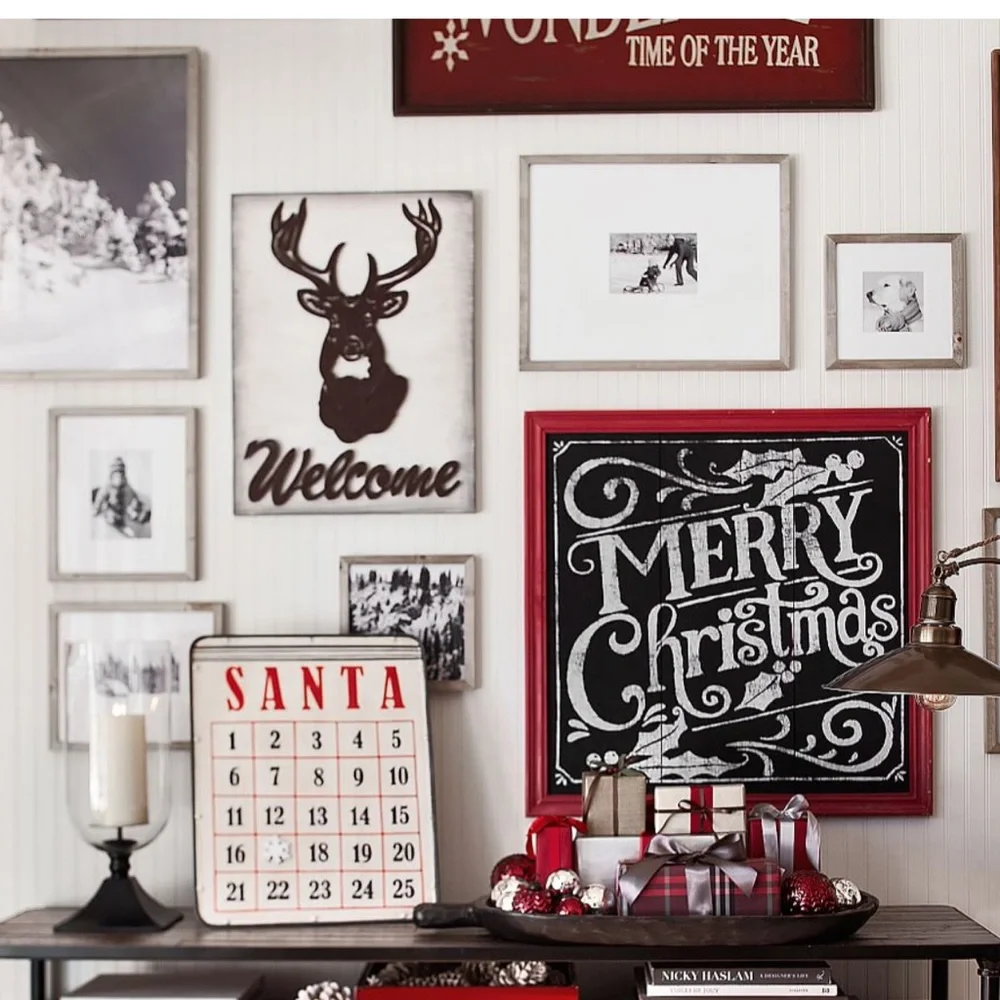 POTTERY BARN wood art